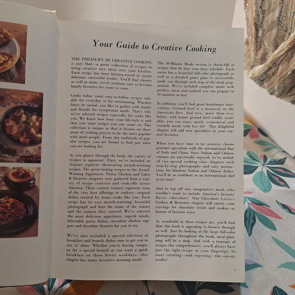 The Treasury of Creative Cooking Cookbook By The Editors Of Consumer Guide